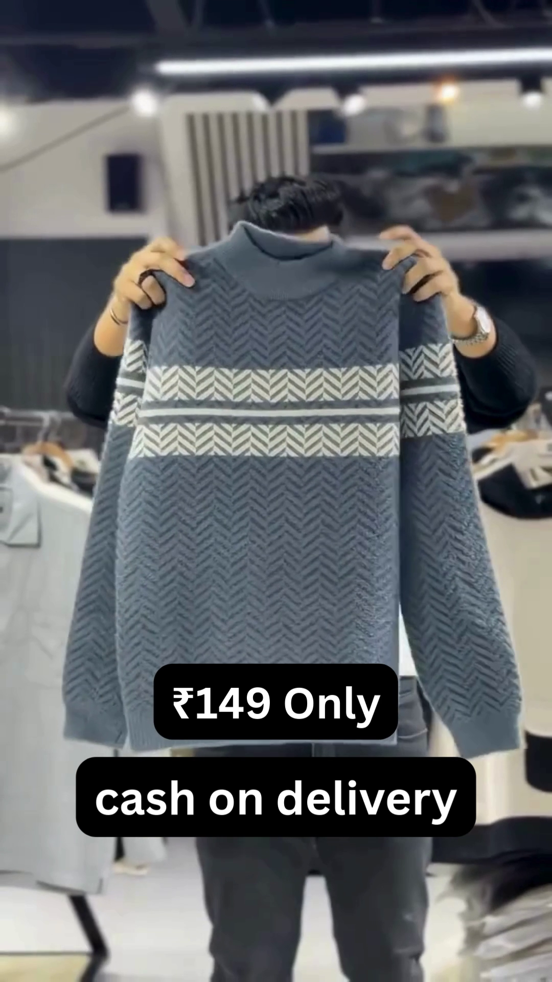 Premium Winter Turtleneck Sweater – Cozy Style at ₹149 with Cash on Delivery - Image 2