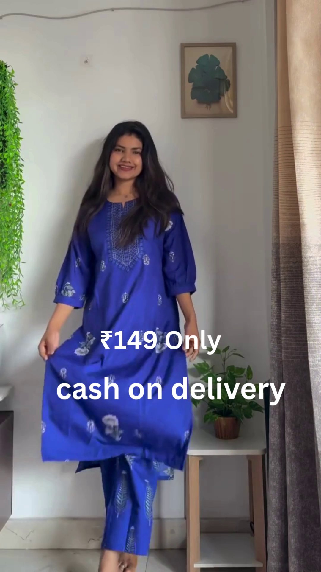 Trendy Printed Sleeveless Dress – Stylish Comfort at ₹149 | Cash on Delivery - Image 3