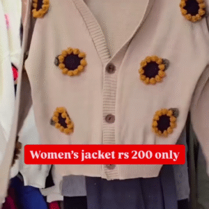 Women’s Floral Knit Cardigan – Chic Winter Layer at ₹200 Only
