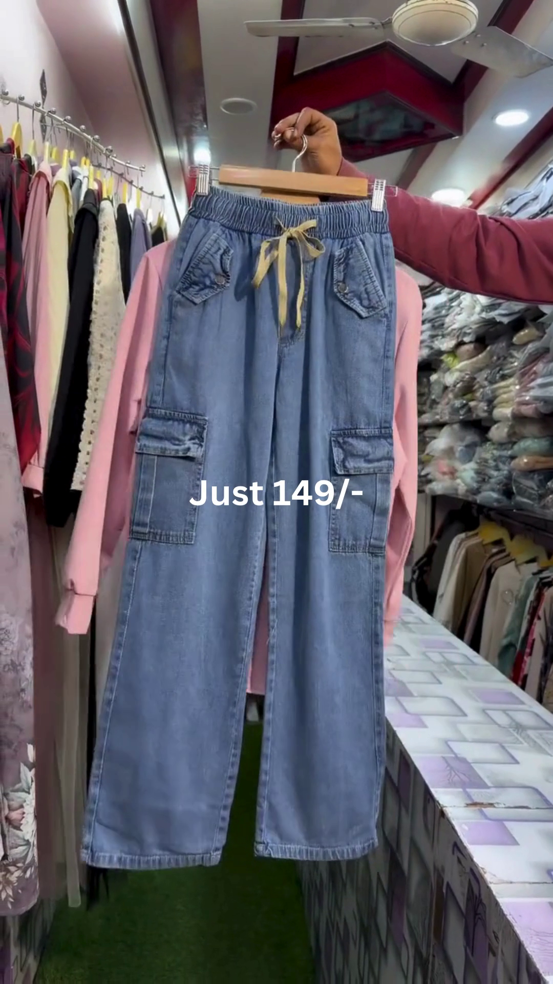 Elegant Peach Floral Printed Kurti – Just ₹149 - Image 5