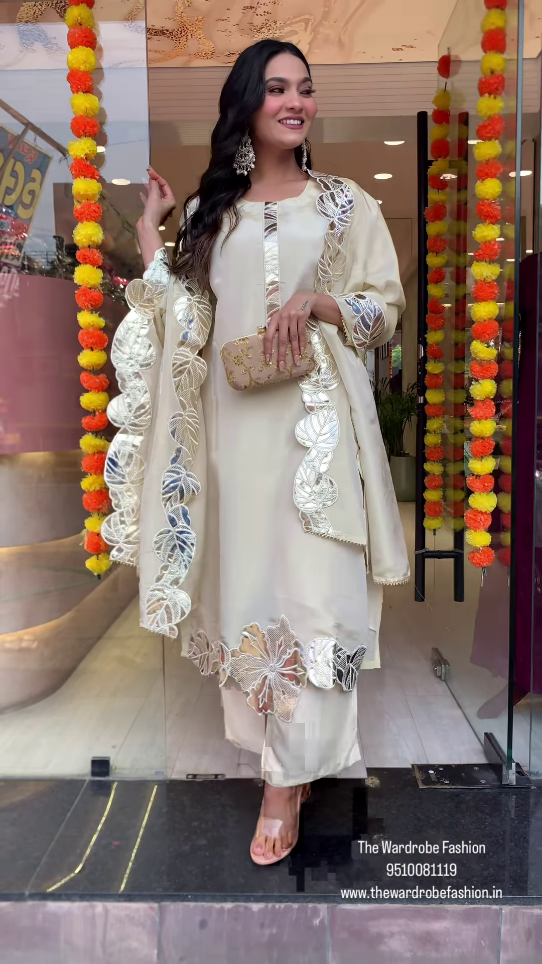 Elegant Platinum White Gold Dress – A Timeless Statement of Luxury & Glamour