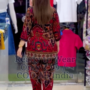 Stylish Printed Co-Ord Set – Comfortable Casual Wear at ₹99