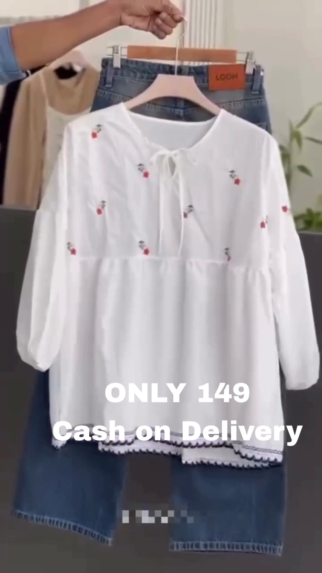 Chic White Embroidered Top – Stylish Comfort at Only ₹149