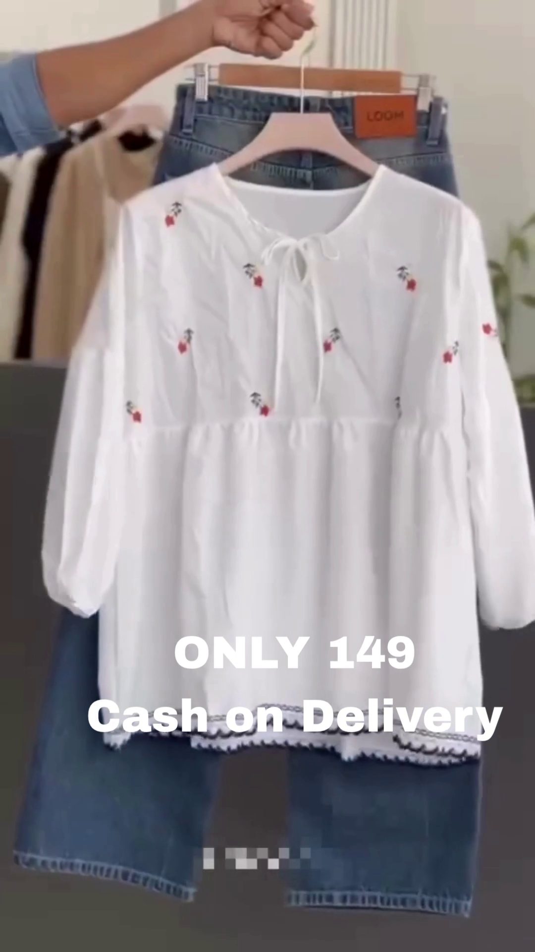 Chic White Embroidered Top – Stylish Comfort at Only ₹149 - Image 3