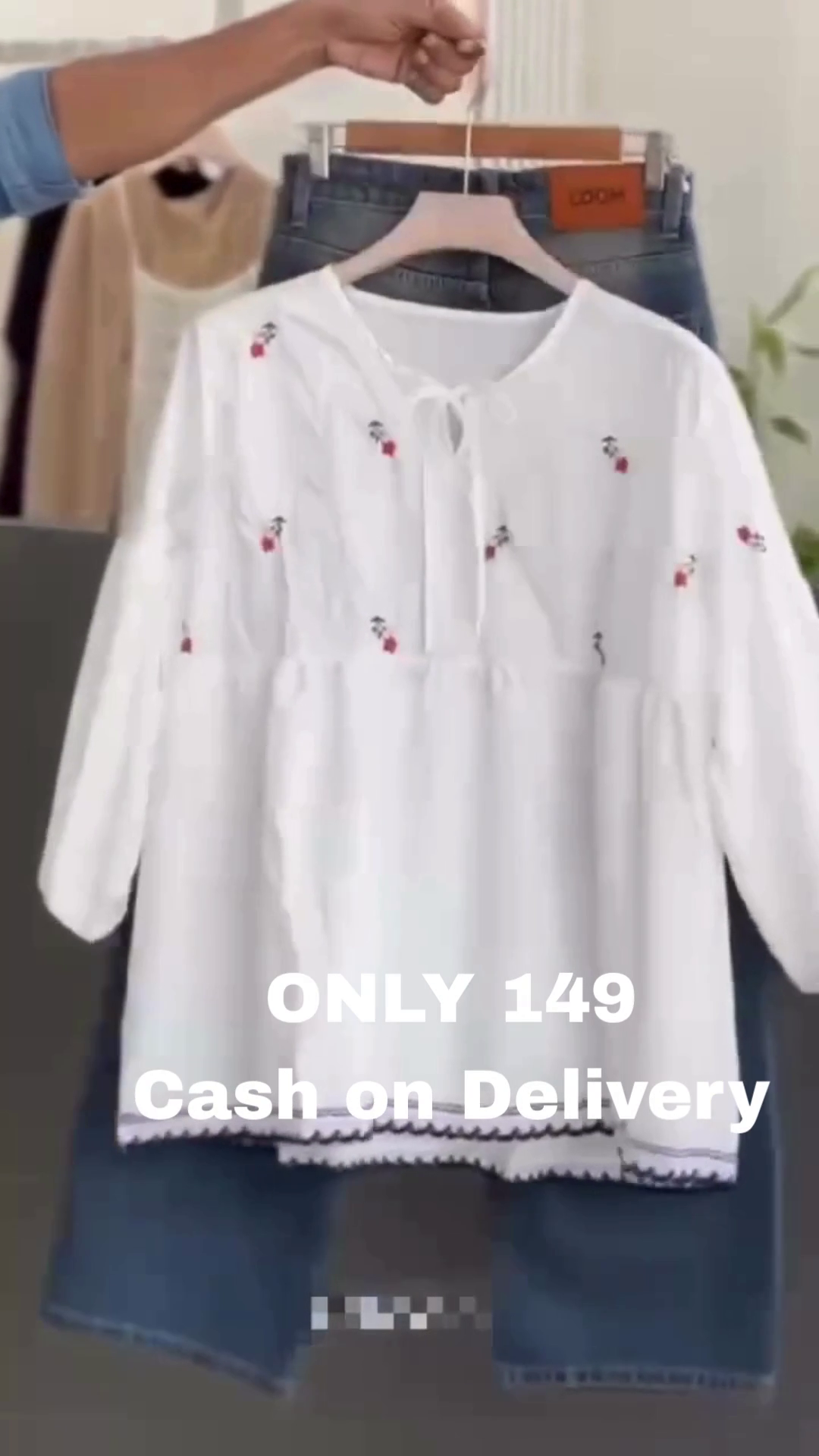 Chic White Embroidered Top – Stylish Comfort at Only ₹149 - Image 5