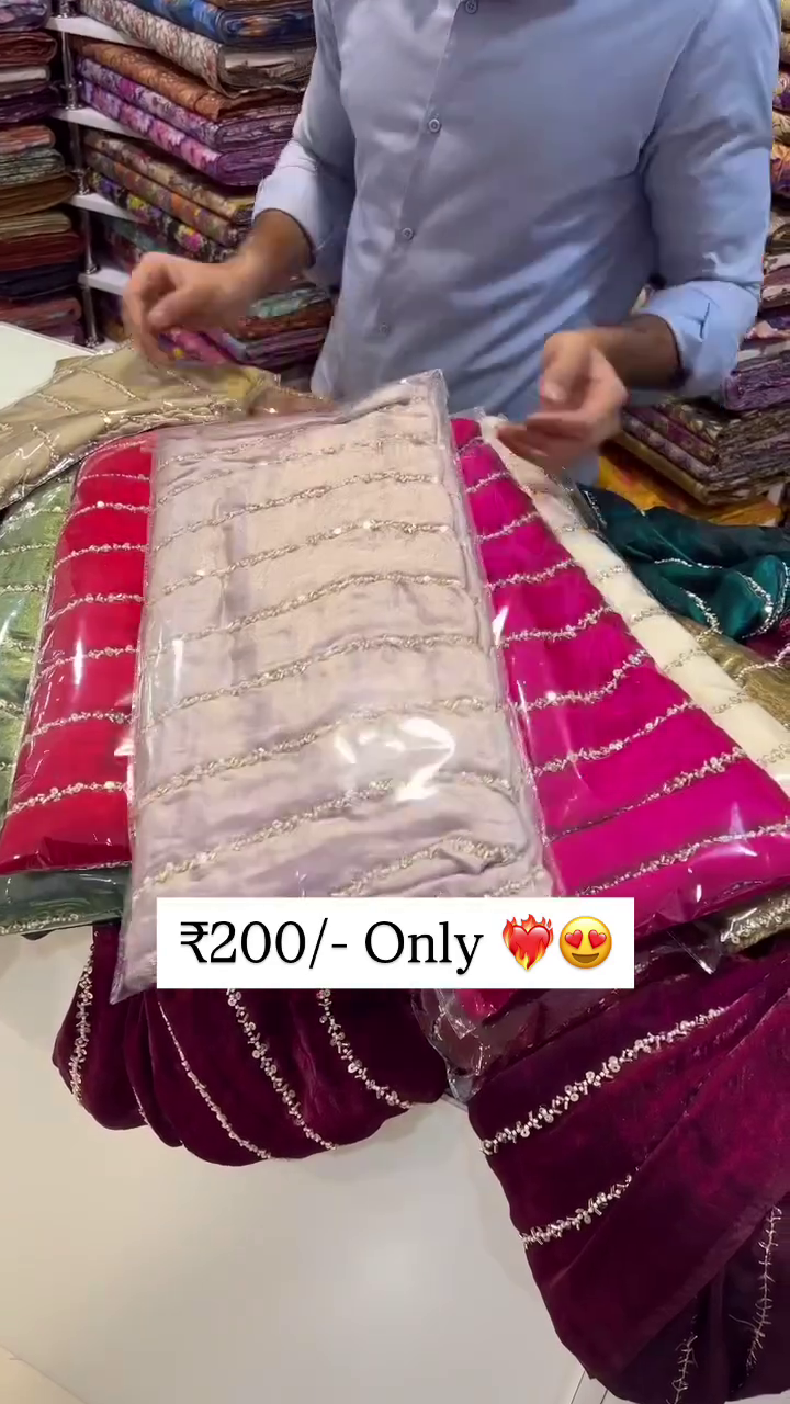 Festive Velvet Saree Collection – Only ₹200